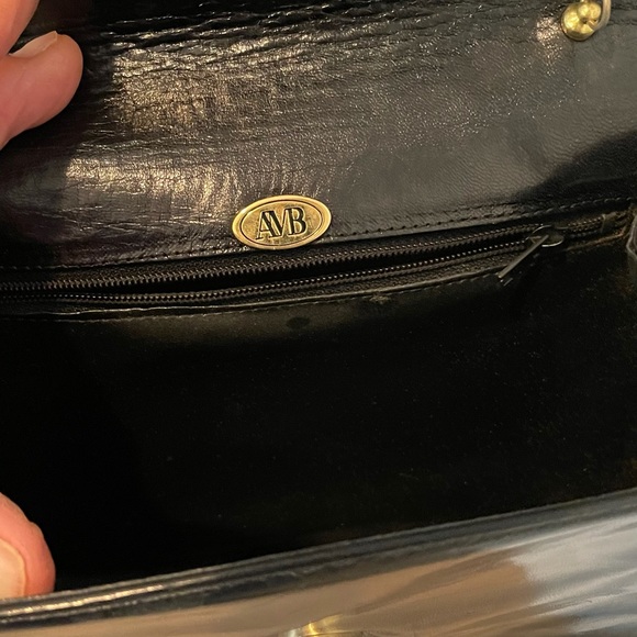 vintage Italian fine leather shoulder bag AVB - Picture 6 of 6